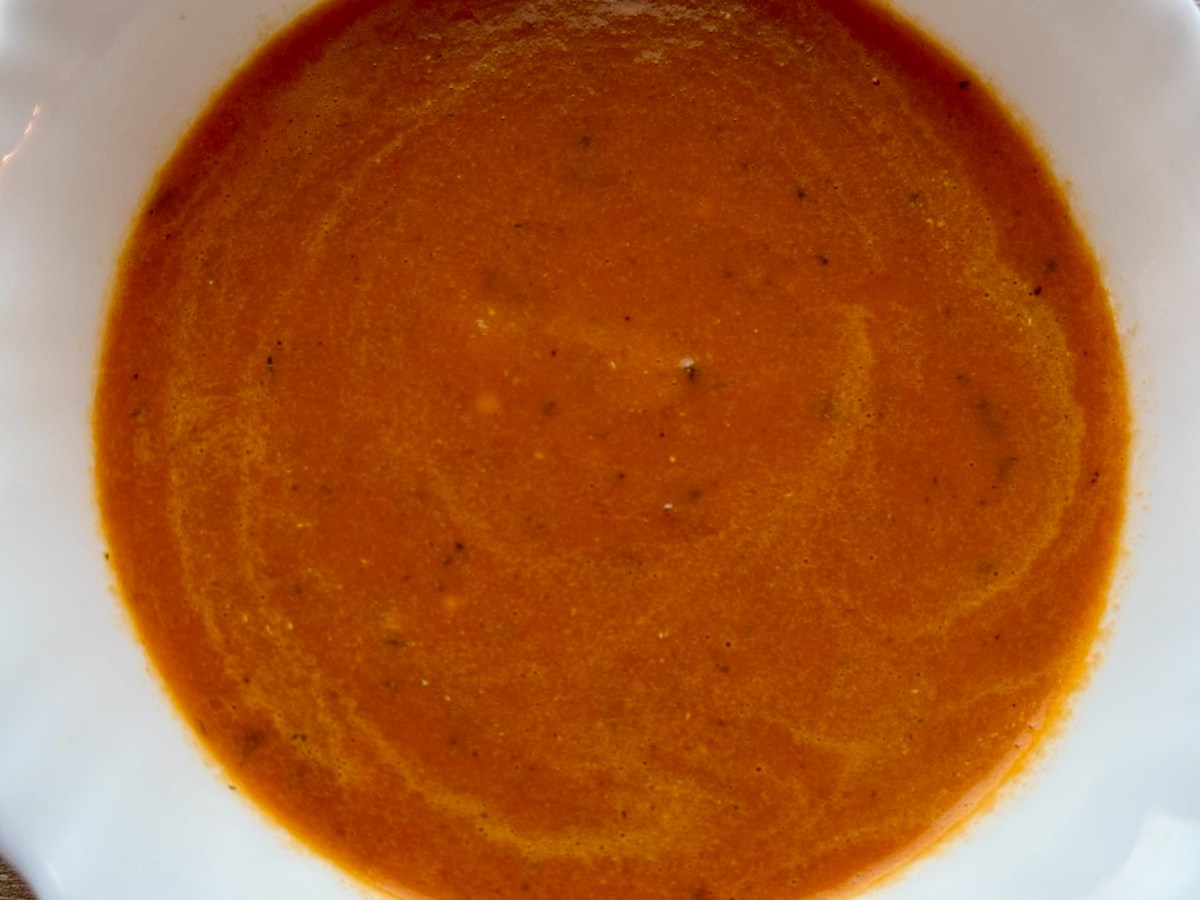 Supă cremă de ardei&nbsp;copți